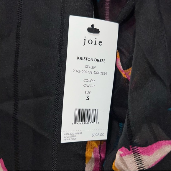 Joie Kriston Silk Floral Print Mini Dress Size Small - Picture 6 of 9